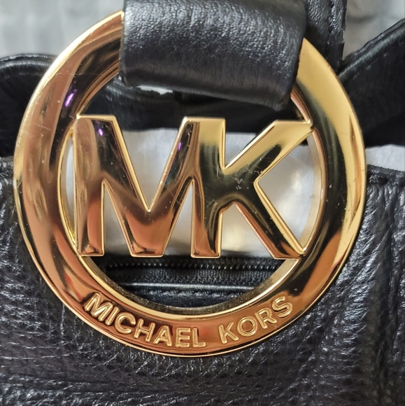 SALE! Michael Kors- Black Pebble Leather Bag - Picture 10 of 10